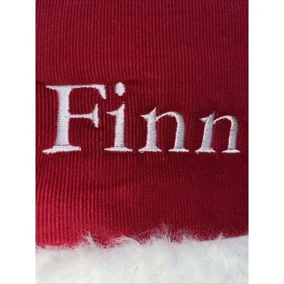 Pottery Barn Kids Finn Bear on Train Christmas Stocking Holiday Xmas Quilted - Picture 6 of 15